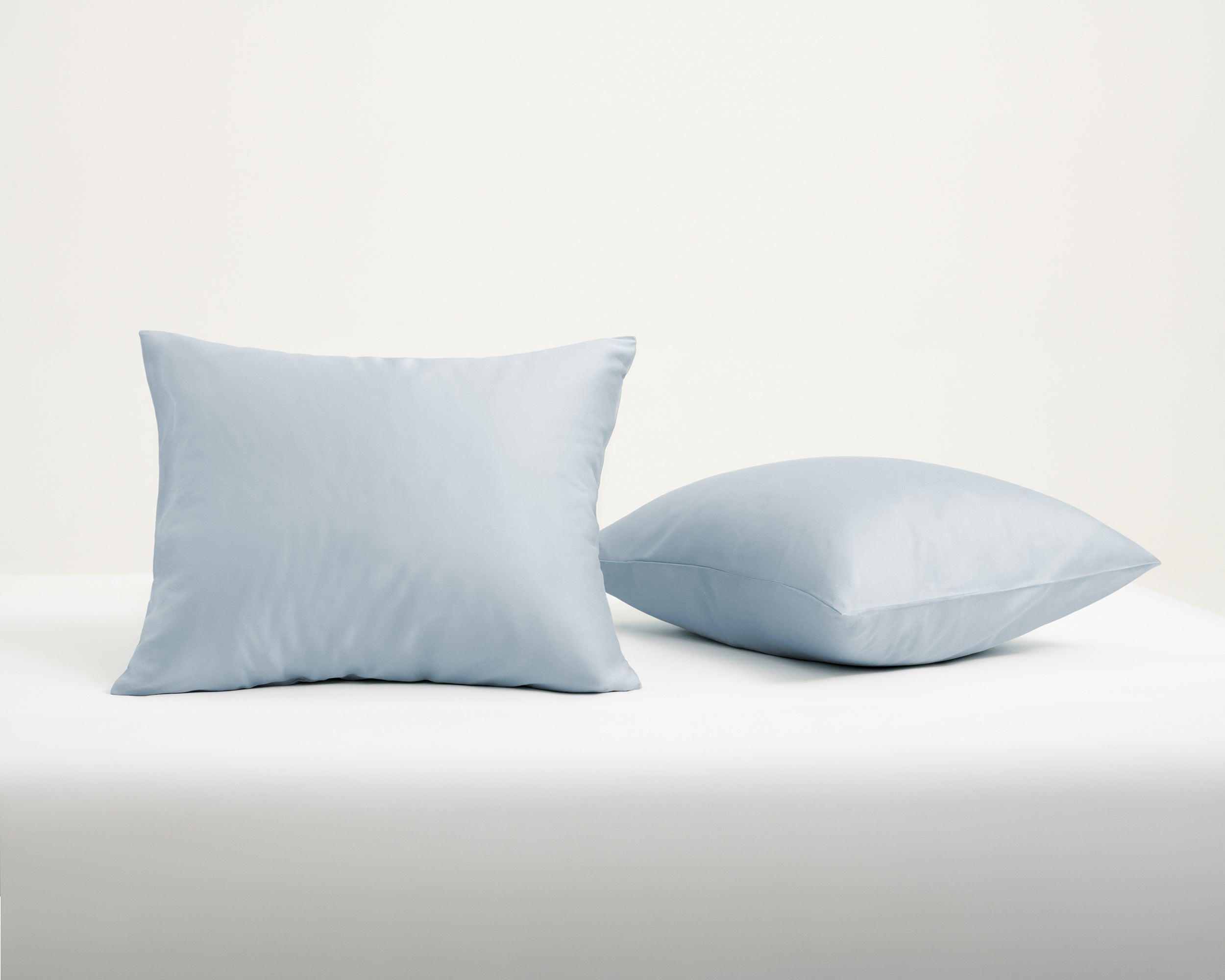 Örngott Blank Ljusblå