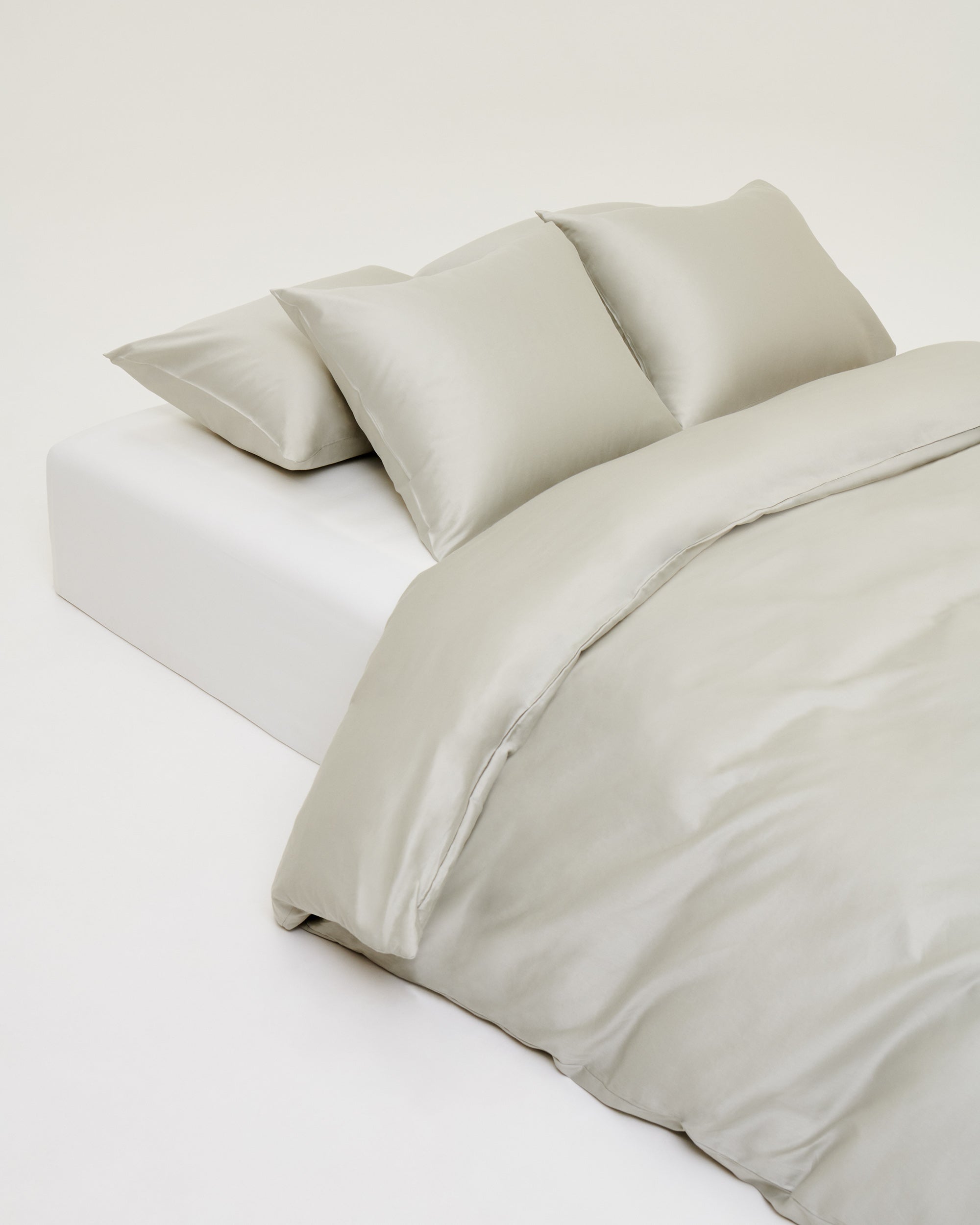 Påslakanset Blank Greige