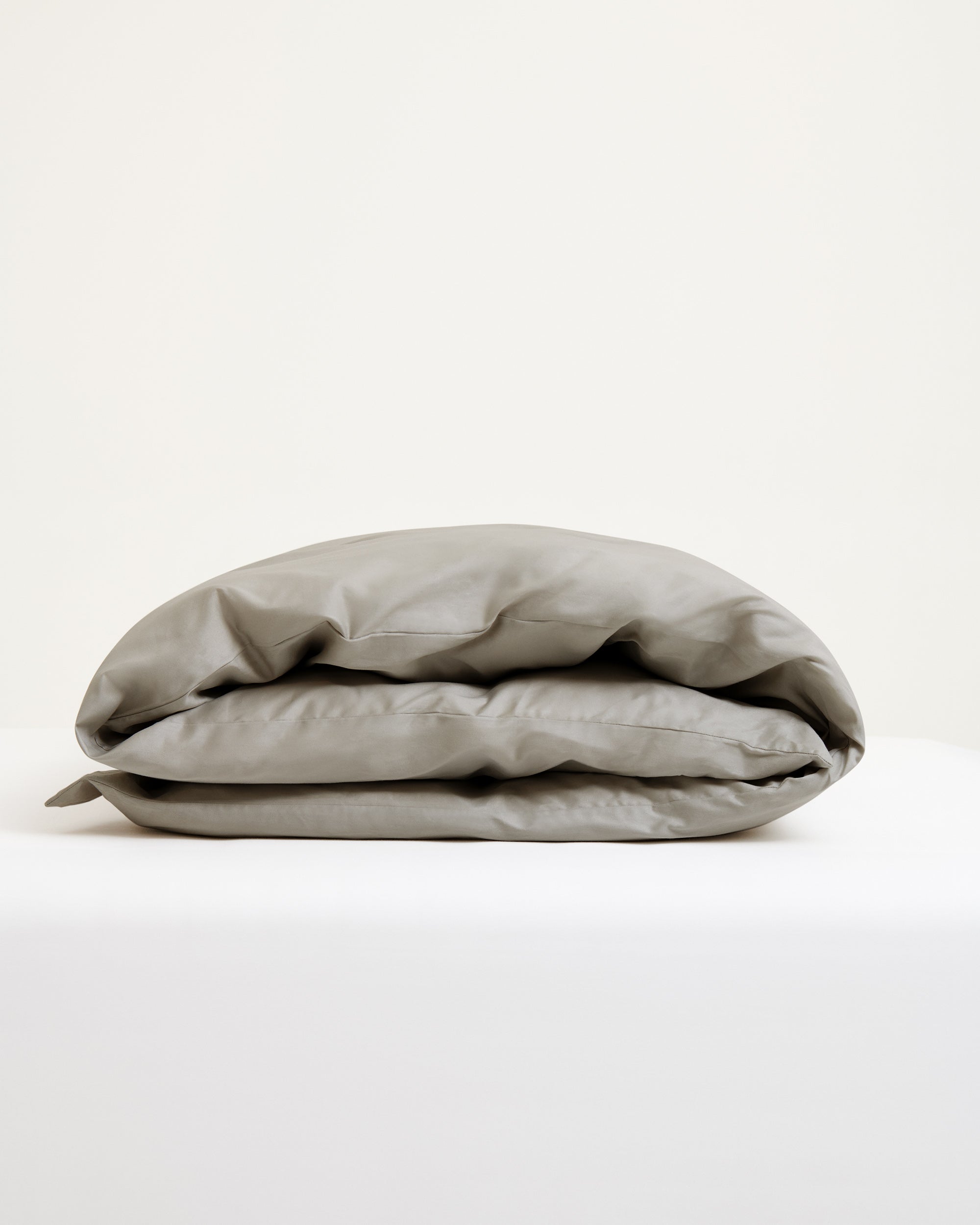 Påslakanset Blank Dark Greige