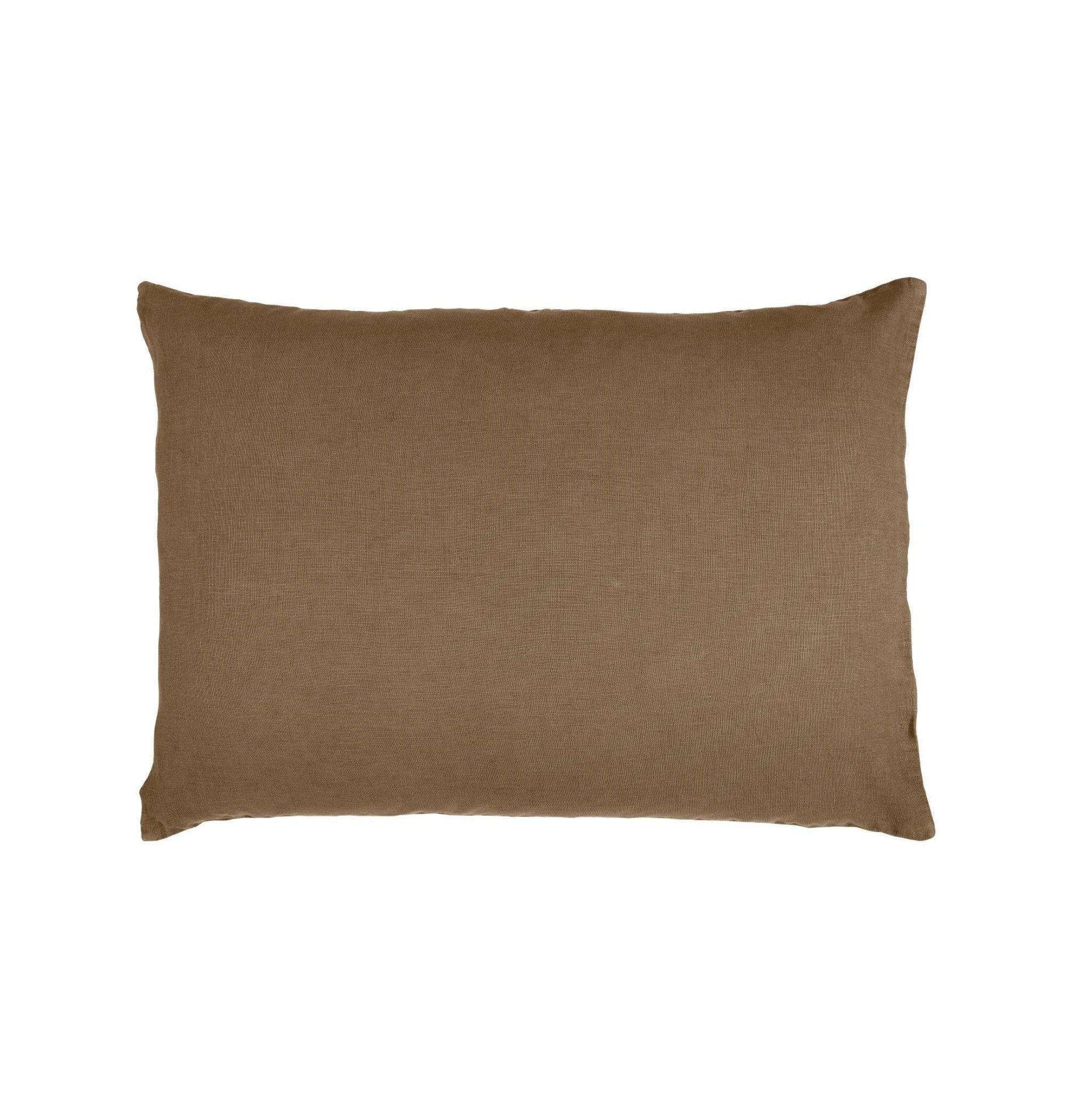 Kuddfodral Linne Chocolate