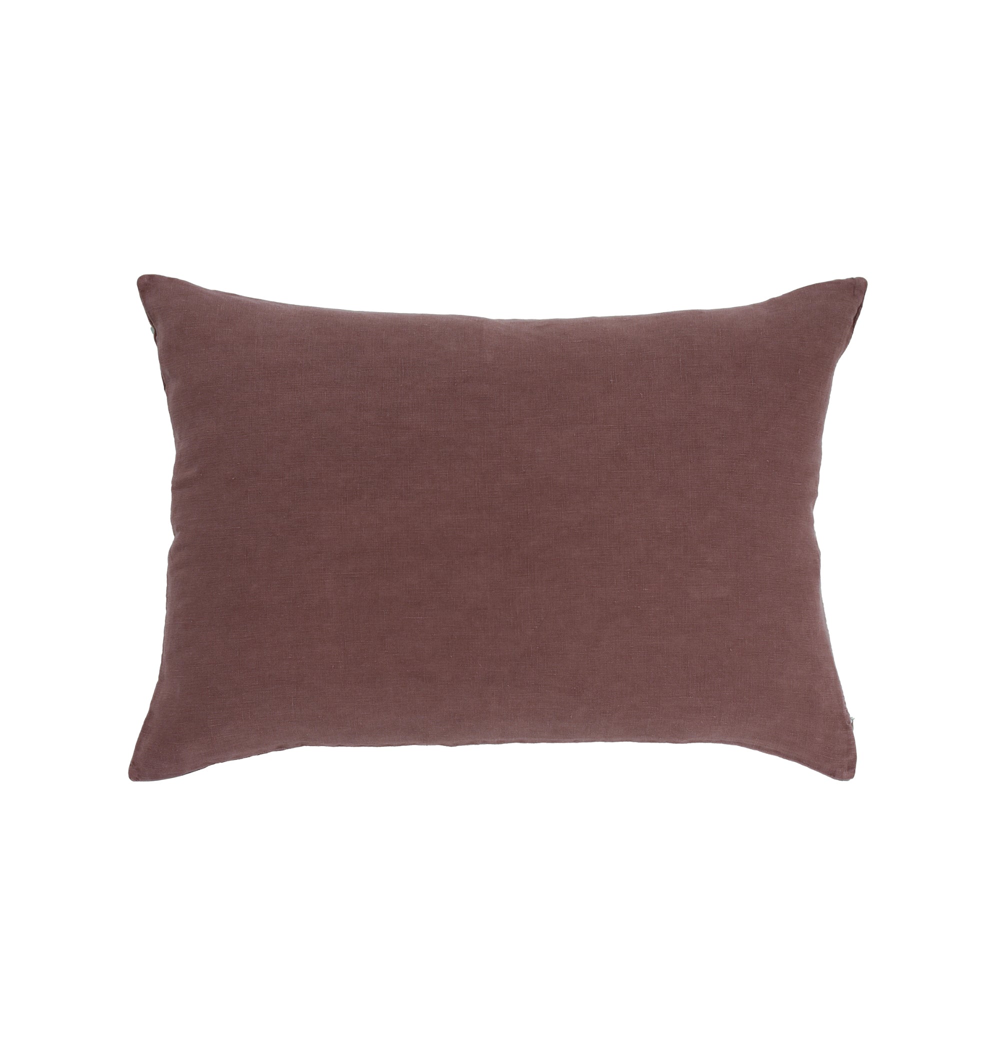 Kuddfodral Linne Plum