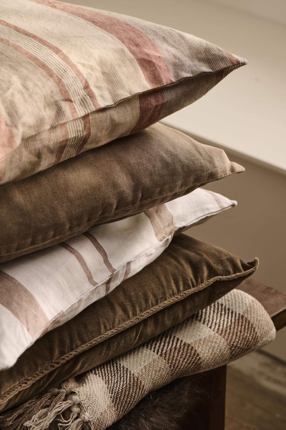 Kuddfodral Linne Stripe