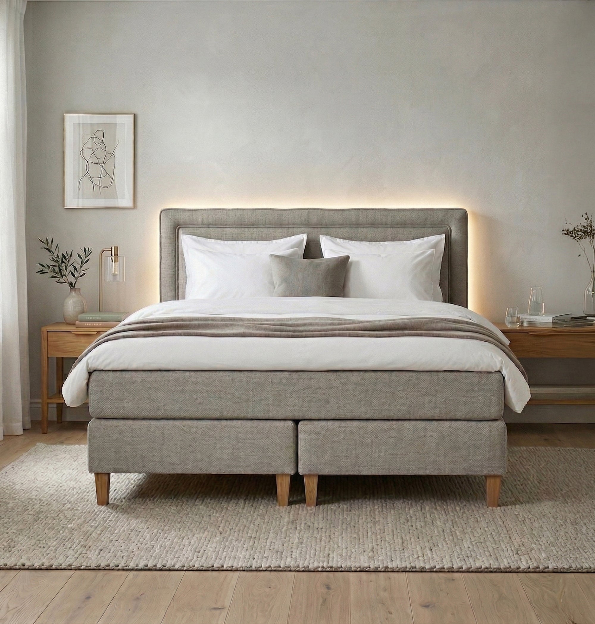 Huvudgavel Strand Ram Slät