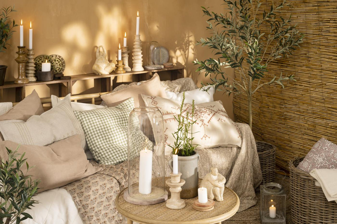 Kuddfodral Linne Rose