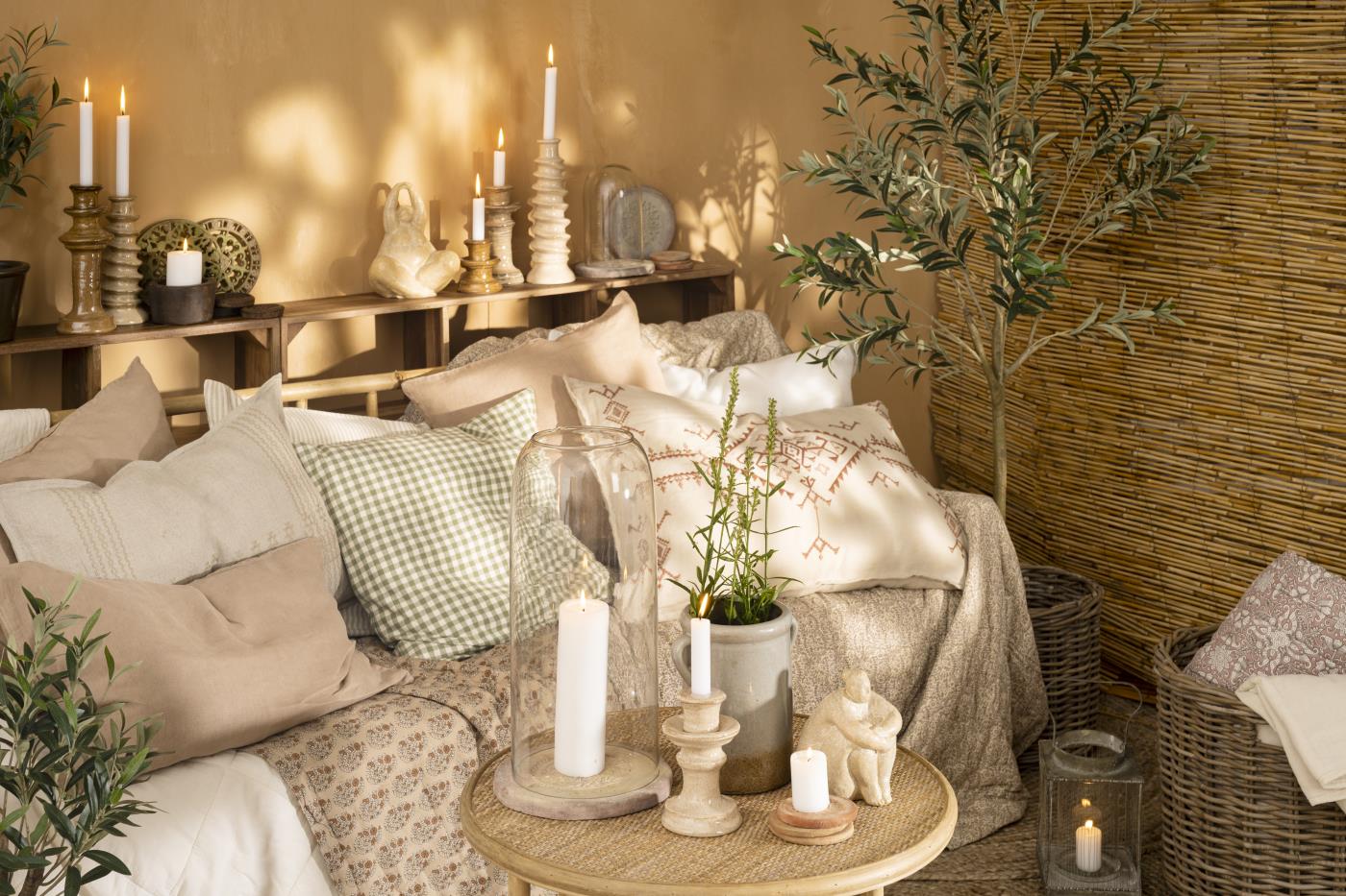 Kuddfodral Linne Rose