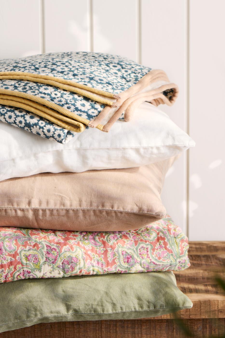 Kuddfodral Linne Rose