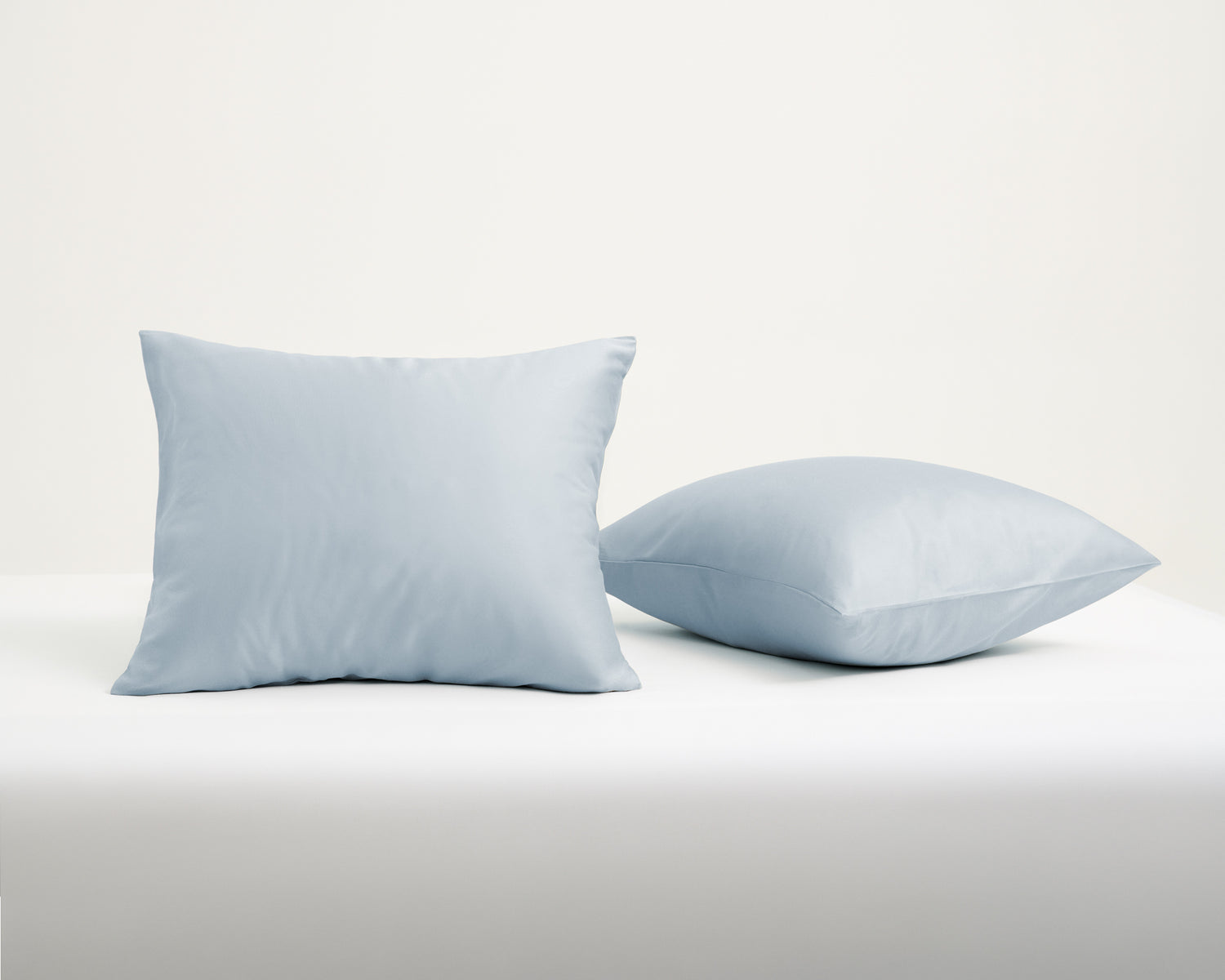 Örngott Blank Ljusblå