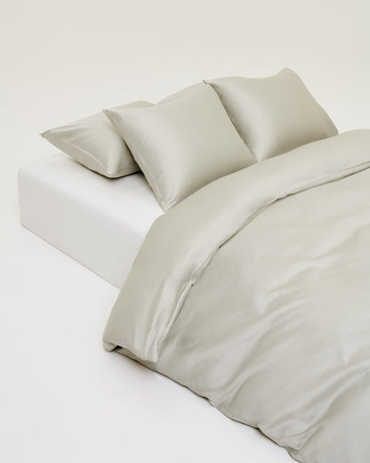 Påslakanset Blank Greige