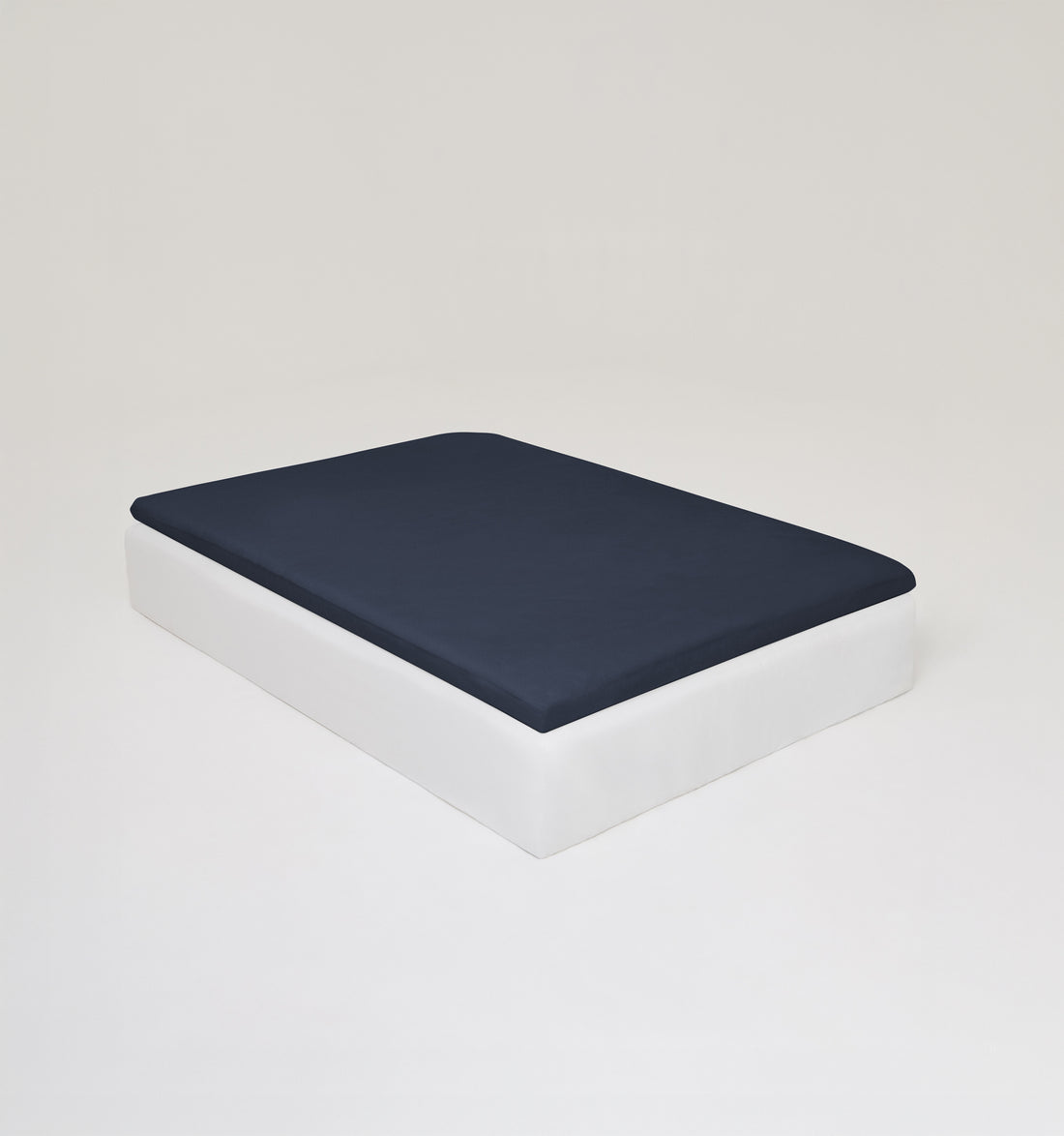 Kuvertlakan Blank Navyblå