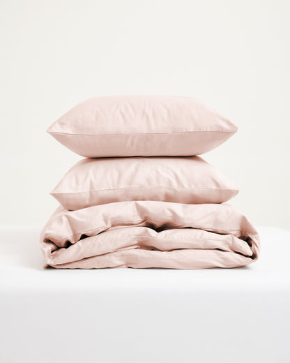 Påslakanset Blank Rosa