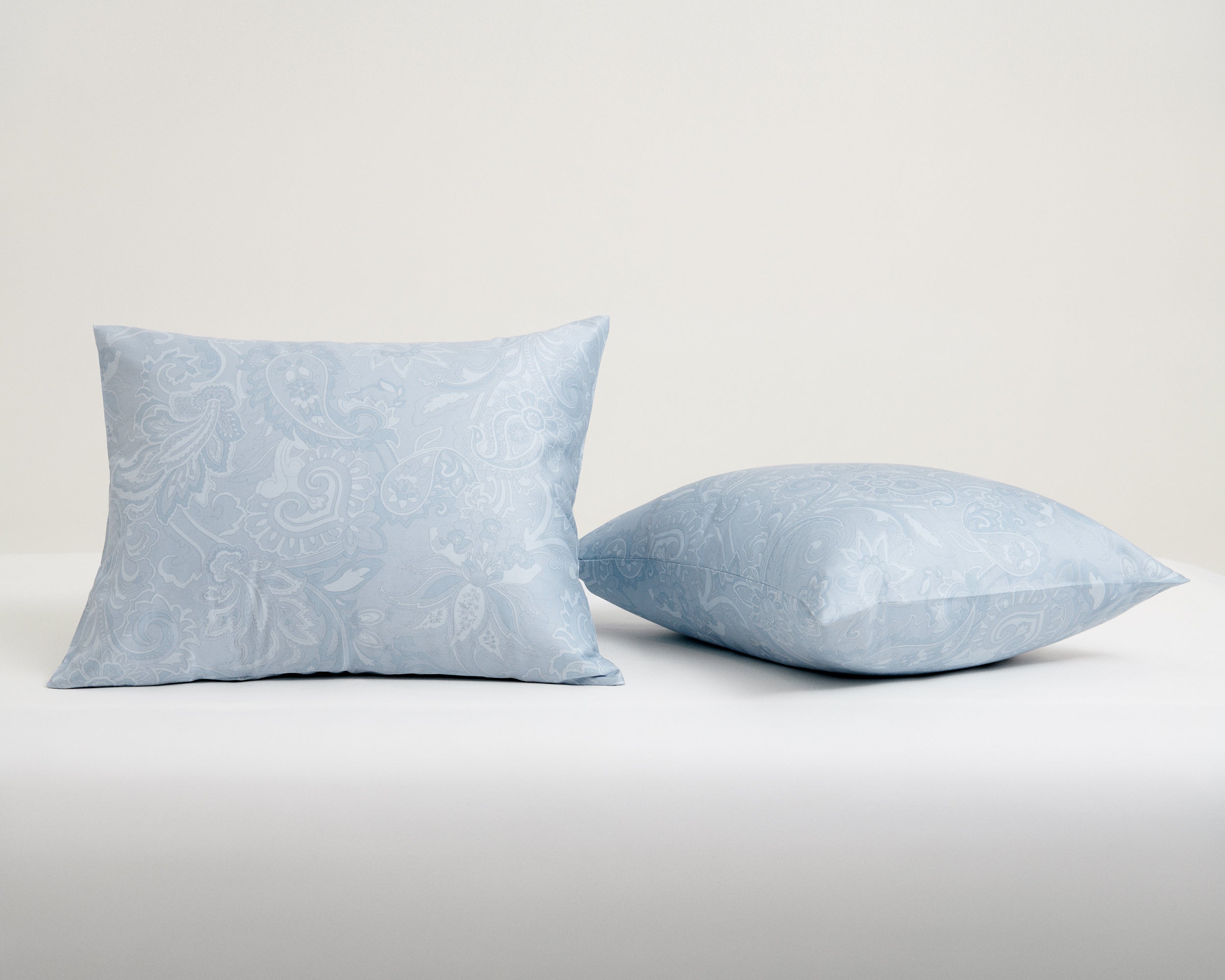 Påslakanset Paisley Ljusblå