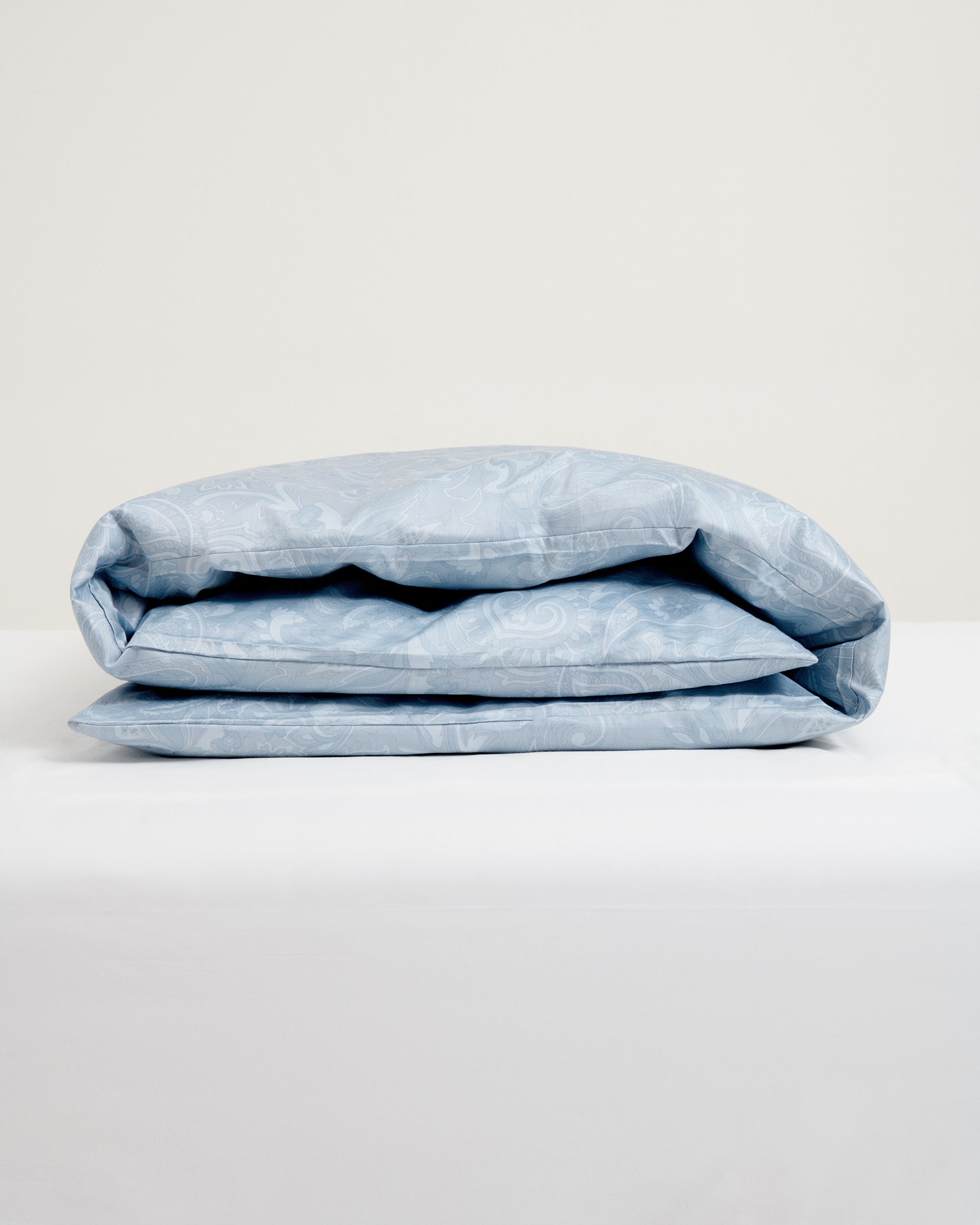 Påslakanset Paisley Ljusblå
