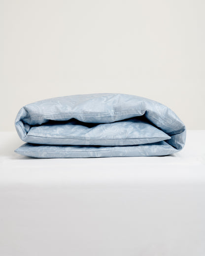 Påslakanset Paisley Ljusblå