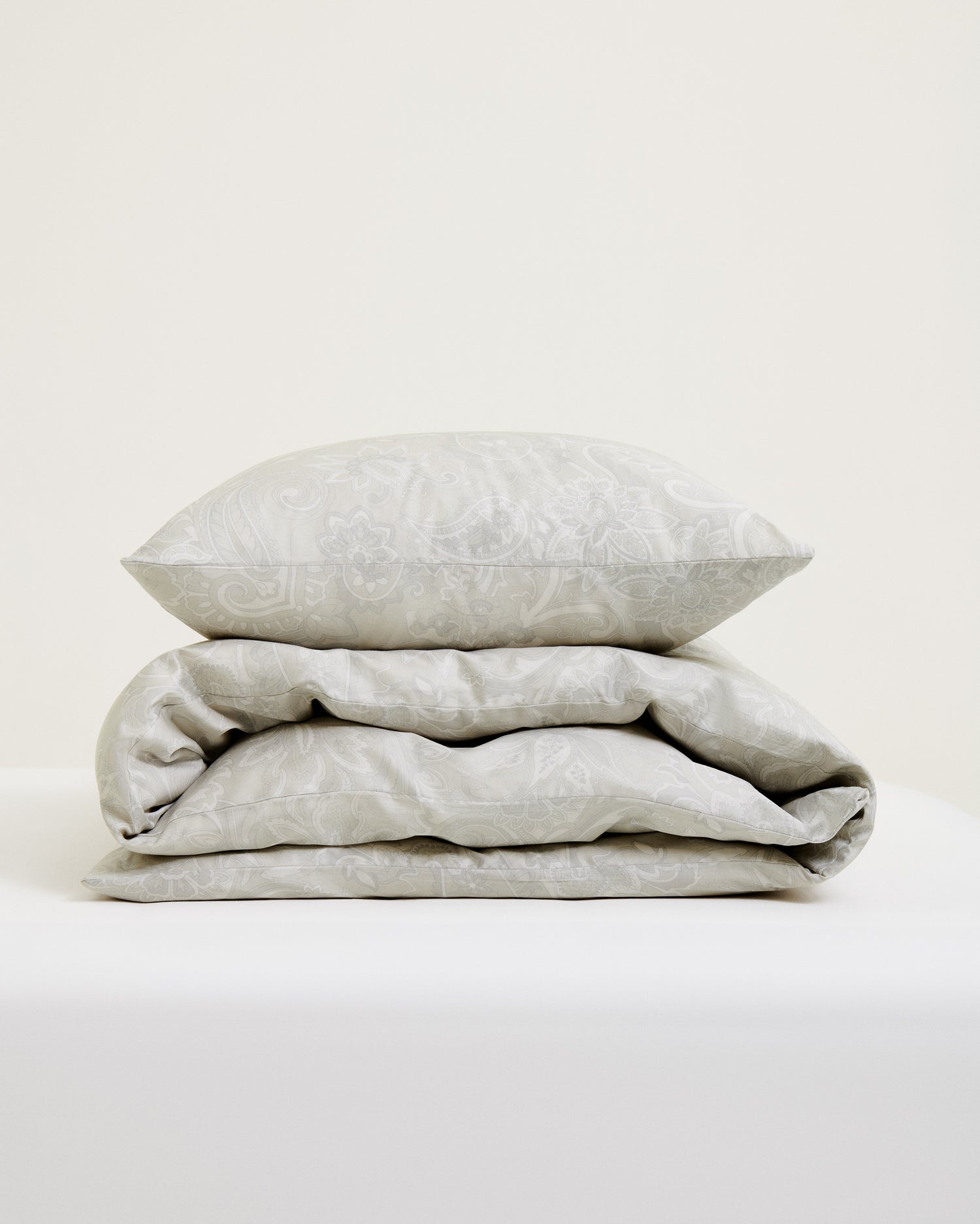 Påslakanset Paisley Greige