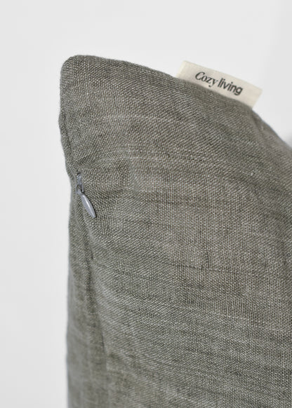 Kuddfodral Linne Grå