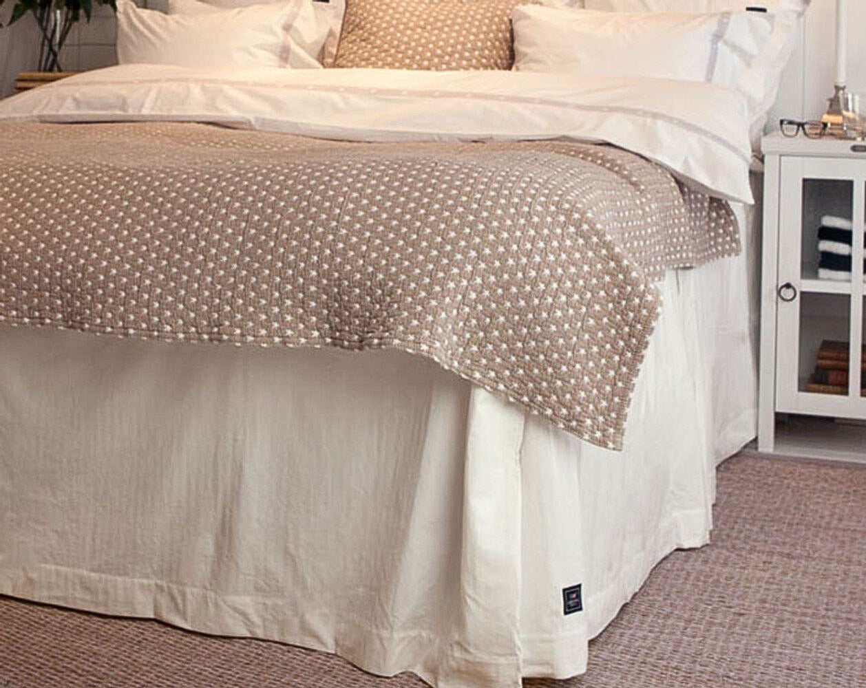 Sängkappa Herringbone Bedskirt