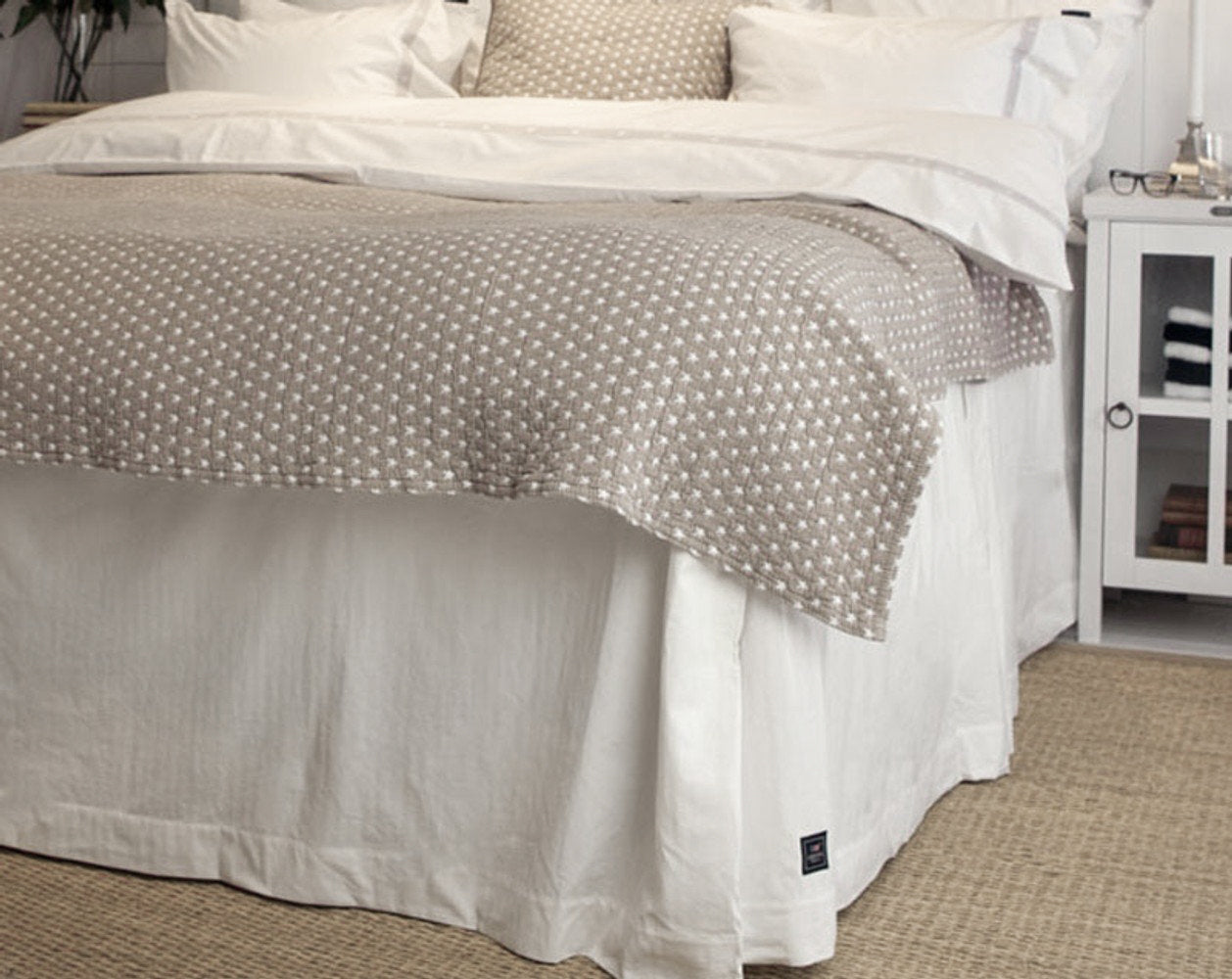Sängkappa Herringbone Bedskirt