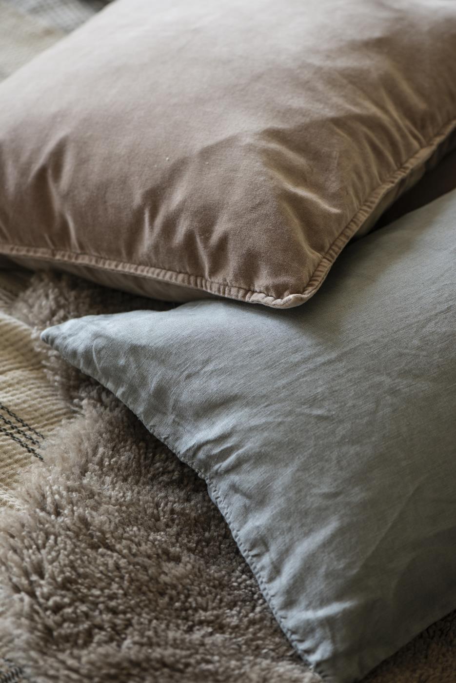 Kuddfodral Linne Grey