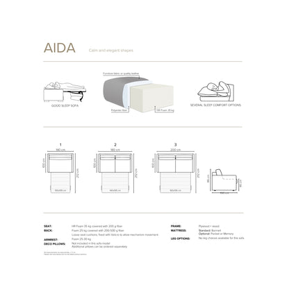 Bäddsoffa Aida