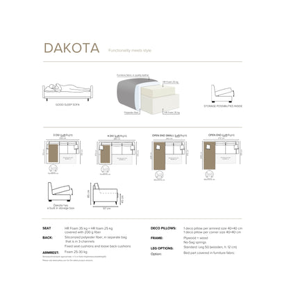 Bäddsoffa Dakota