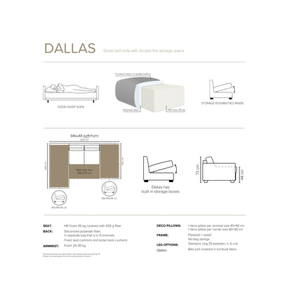 Bäddsoffa Dallas