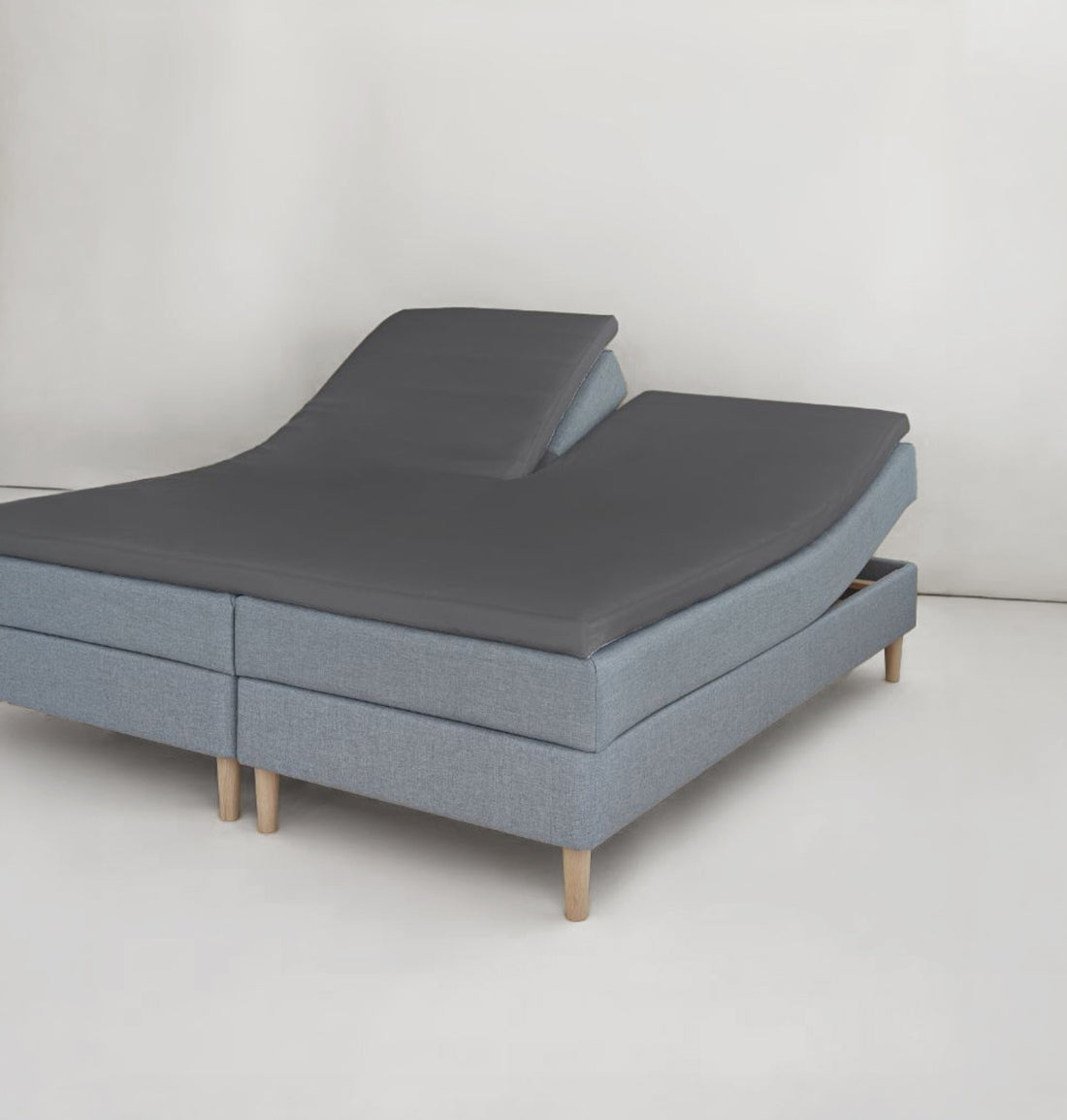 Kuvertlakan CPH Living U-split Percale Mörkgrå