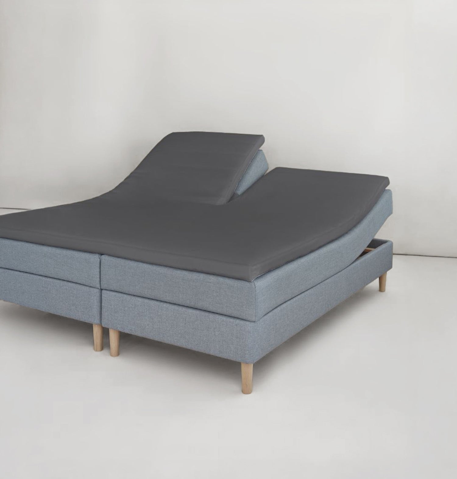 Kuvertlakan CPH Living U-split Percale Mörkgrå