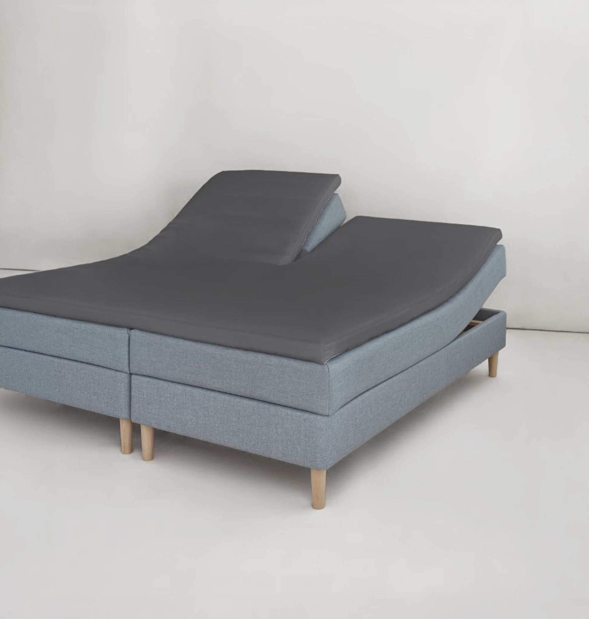 Kuvertlakan CPH Living U-split Percale Mörkgrå