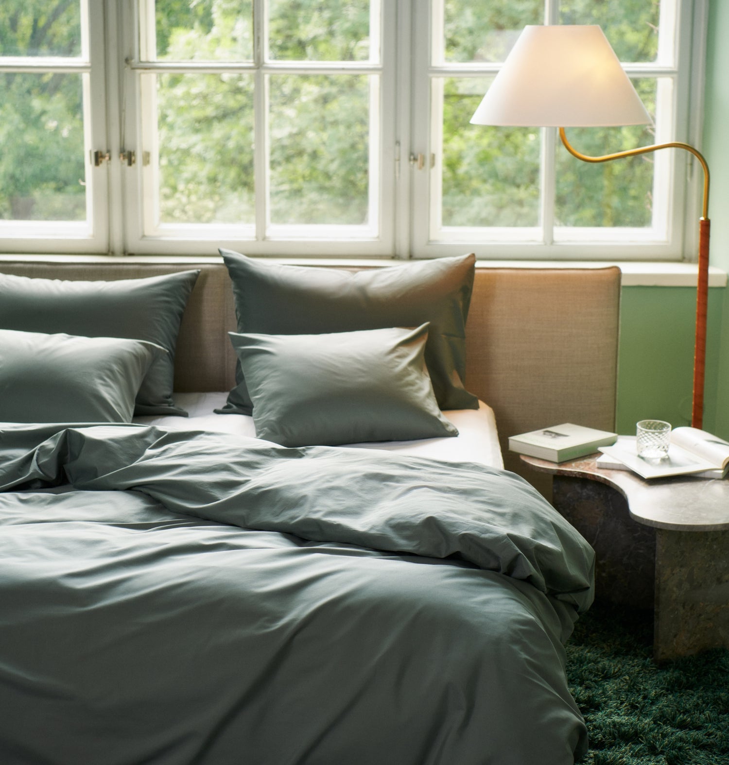 Påslakan Naked Agave Green