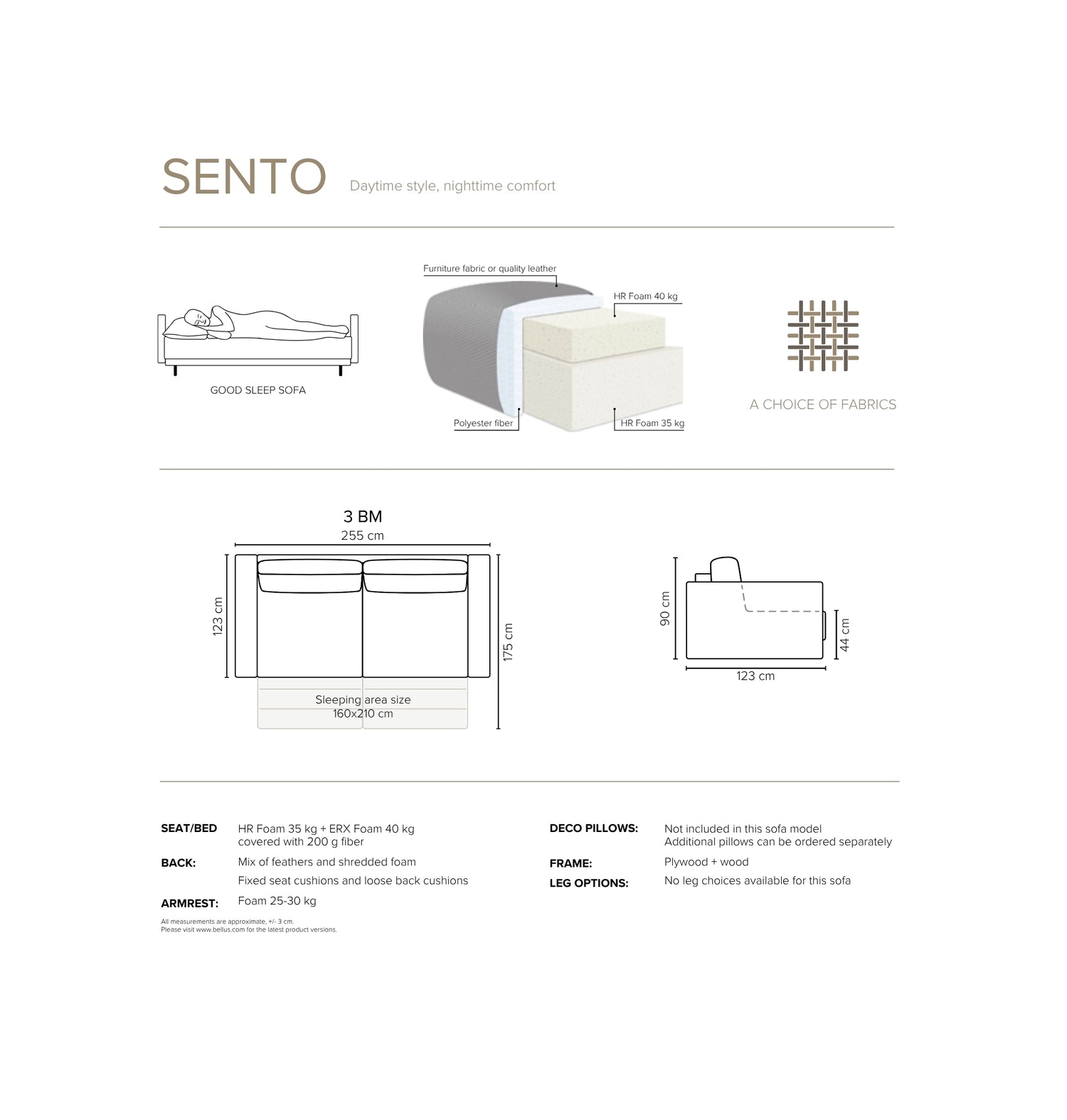 Bäddsoffa Sento